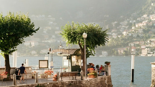 Lake Como Italy summer morning — Rewind Apparel travel edit