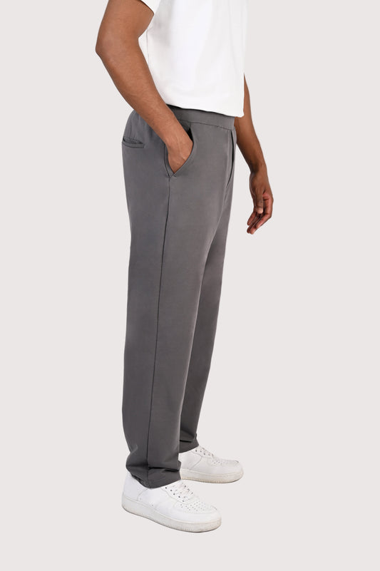 Charcoal Grey Como Straight Fit Pant, como straight fit pant, side view