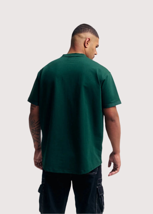 Royal Green Eternal relaxed fit t-shirt for men, back view – Rewind Apparel Dubai