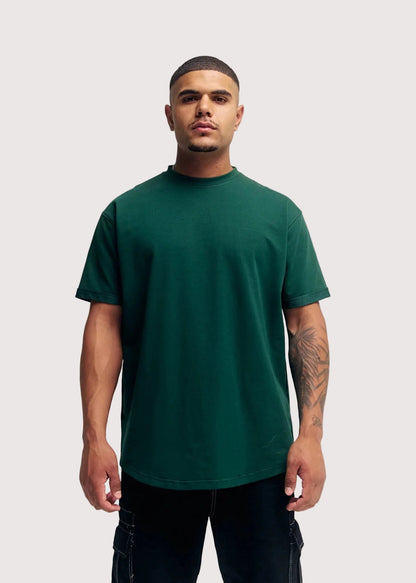 Royal green Eternal relaxed fit t-shirt for men, front view on model – Eternal 2-pack, Rewind Apparel Dubai
